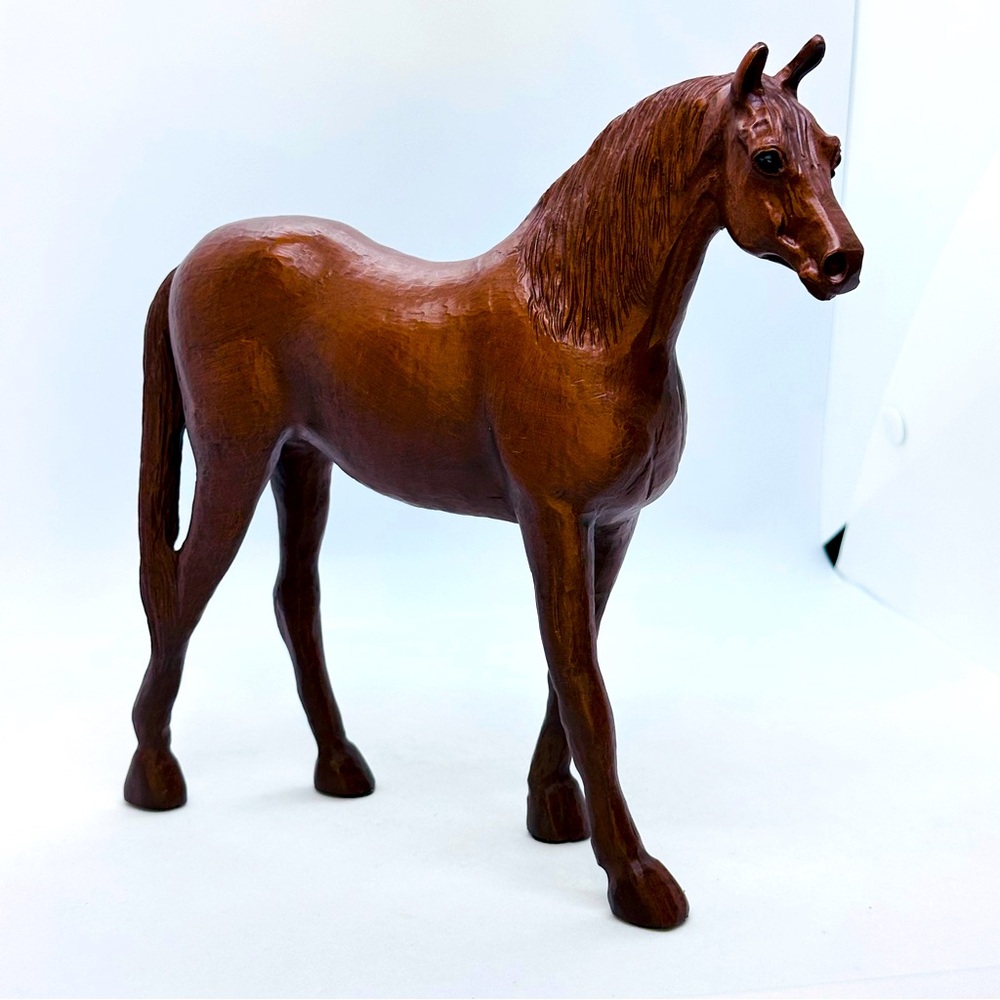 VTG Pam Tally Stoneburner Red Mill Handcrafted Horse Sculpture Figurine 1990